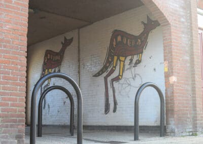 Kangeroe Nieuwstraat streetart