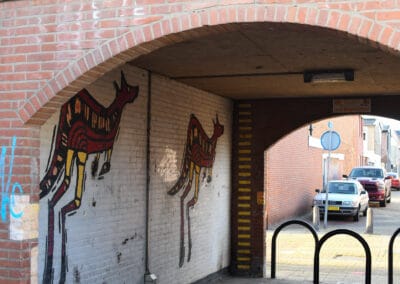 Kangeroe Nieuwstraat streetart