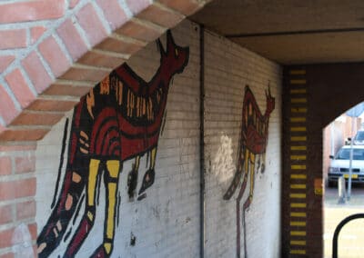Kangeroe Nieuwstraat streetart