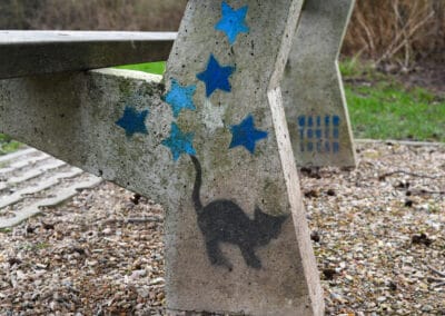 Katten in Quelderduyn streetart 1