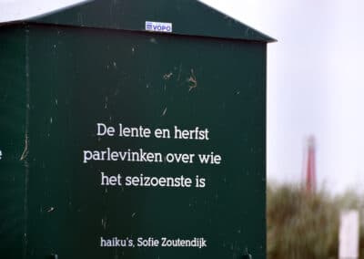 "De lente en herfst, parlevinken over wie het seizoenste is"