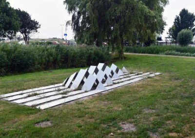 Golven in de branding - Kunstwerk Rehorstpark