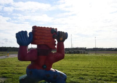 Tureluur kleurrijk Beeld Junior College