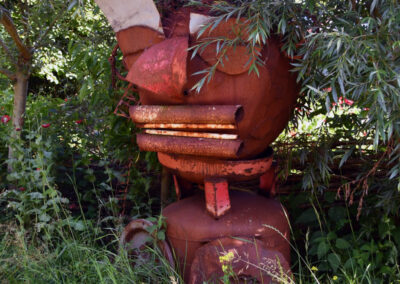 Sculptuur van staal Tobi Mohring