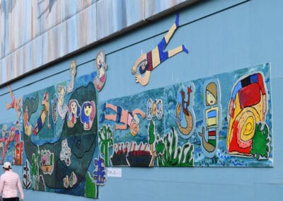 Kunstwerk kinderen Kompasschool en Triade Beatrixstraat