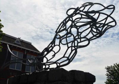 De Vis (detail2) - De Vismarkt - Joop Koek | Foto Stephan Wegman