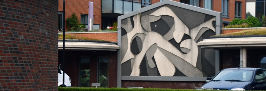 Betonrelièf De jeugd - Jos Wong