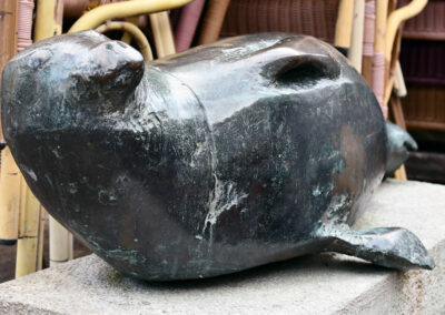 Detail zeehond breewaterplein