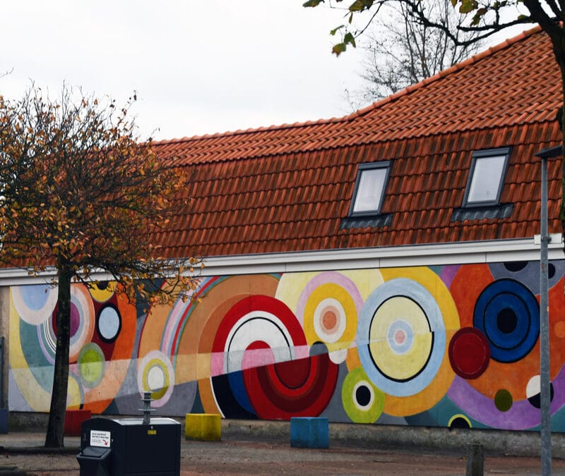 Muurschildering Floriant